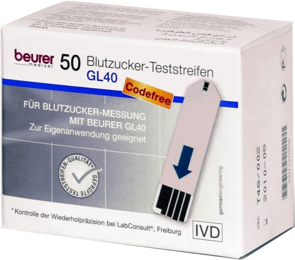 Beurer GL 40 Blutzucker-Test