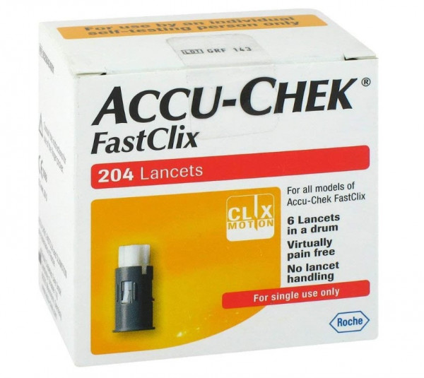 Accu Chek Fastclix Lanzetten 204 St.