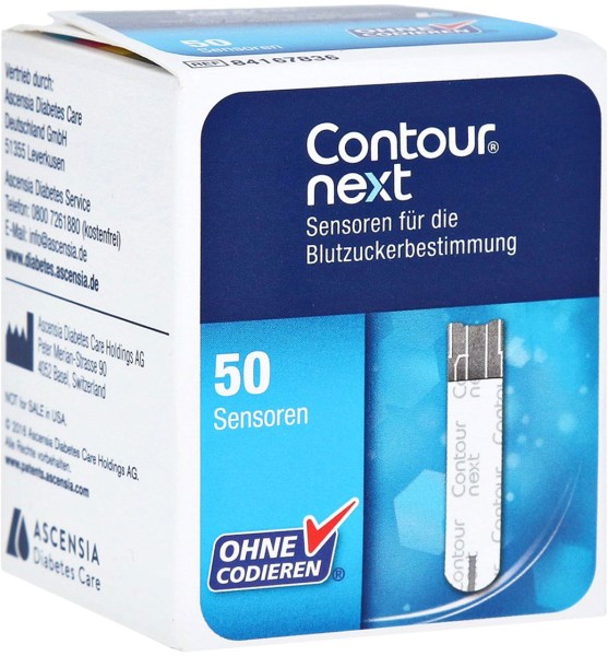 Contour Next Sensoren Teststreifen - Import