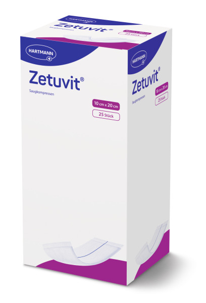 ZETUVIT Kompressen steril 10 x 20cm 25St.